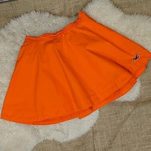 Hollister Orange A-Line / Skater Skirt